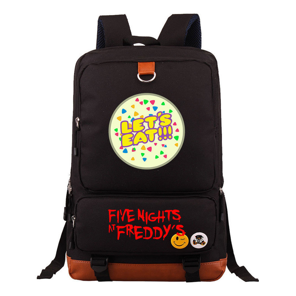 Toy Bear Game Printed Youth Student School Bag Large Capacity Travel Bag Men's And Women's Backpack