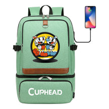 Printed Usb Youth Student School Bag Outdoor Picnic Insulation Bag Backpack