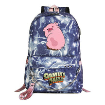 Cartoon Strange Town Youth Student School Bag Men's And Women's Leisure Travel Backpack