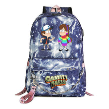 Cartoon Strange Town Youth Student School Bag Men's And Women's Leisure Travel Backpack