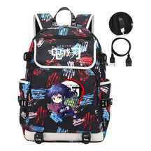 Anime Cartoon Usb Youth Student Backpack For Men And Women Leisure Backpack