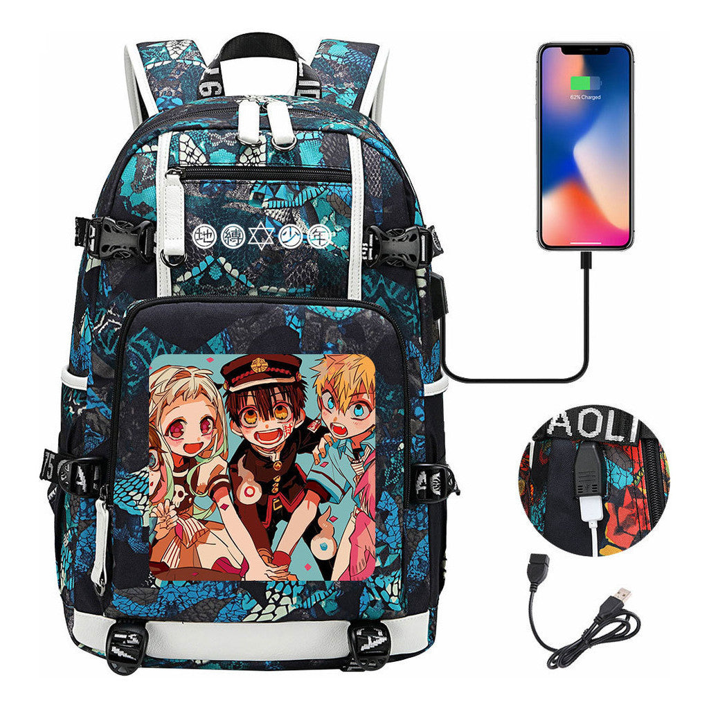 Usb Large Capacity Youth Student Backpack For Men And Women's Leisure Travel Backpack