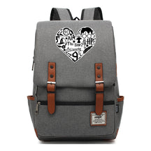 School Of Witchcraft And Wizardry Printed Youth Student School Bag Casual Belt Buckle Classic Backpack