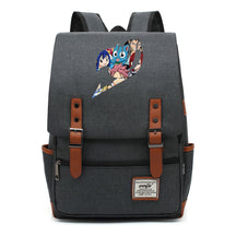 Printed Youth Student School Bag Casual Belt Buckle Classic Backpack