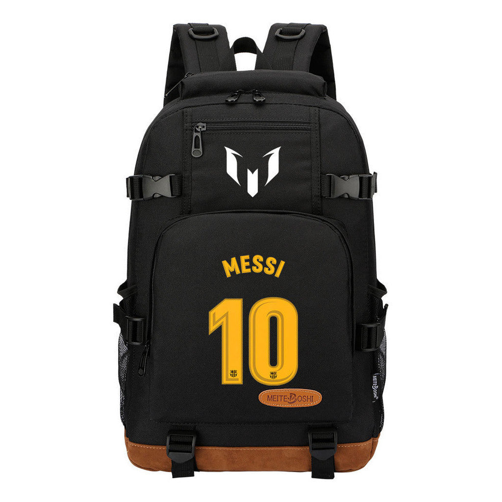 Sports Football Star Printed Youth Student Backpack Backpack