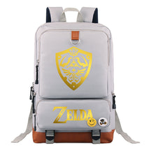 Golden Selda Kingdom Tear Print Youth Student School Bag Travel Bag Shoulder Travel Backpack