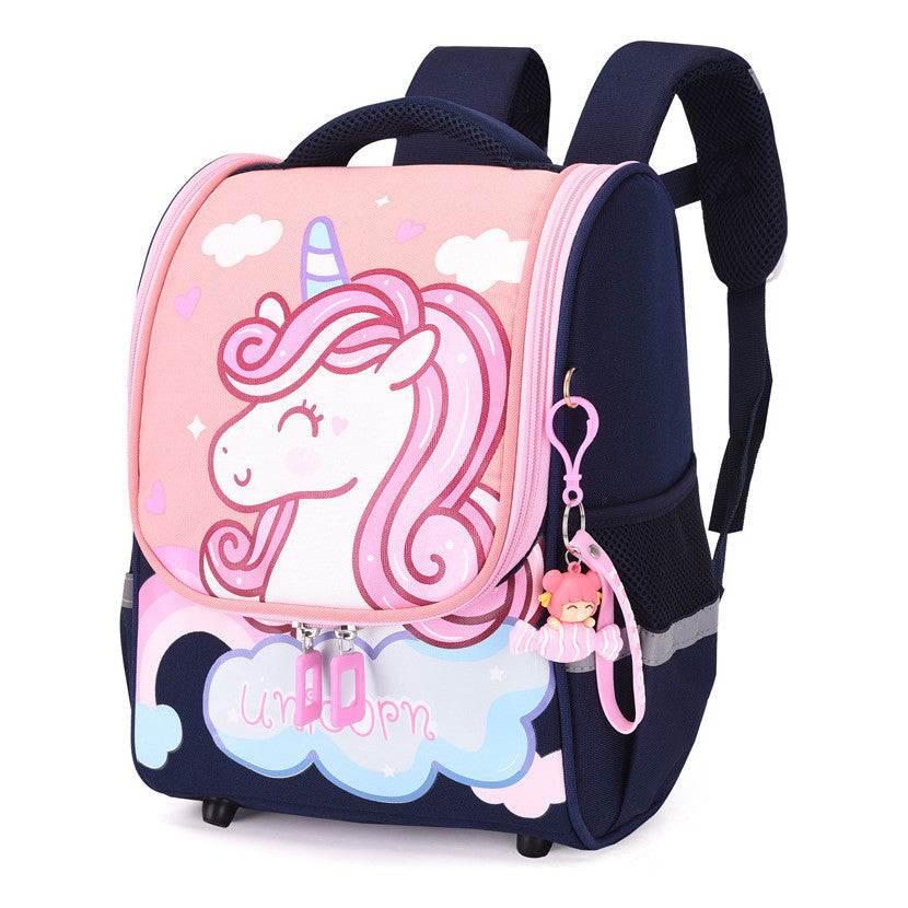 Children's Backpack Spinal Protection And Weight Reduction Backpack