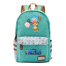 Anime Pirate Wang Lufei Printed Book Bag Fragmented Flower Leisure Backpack