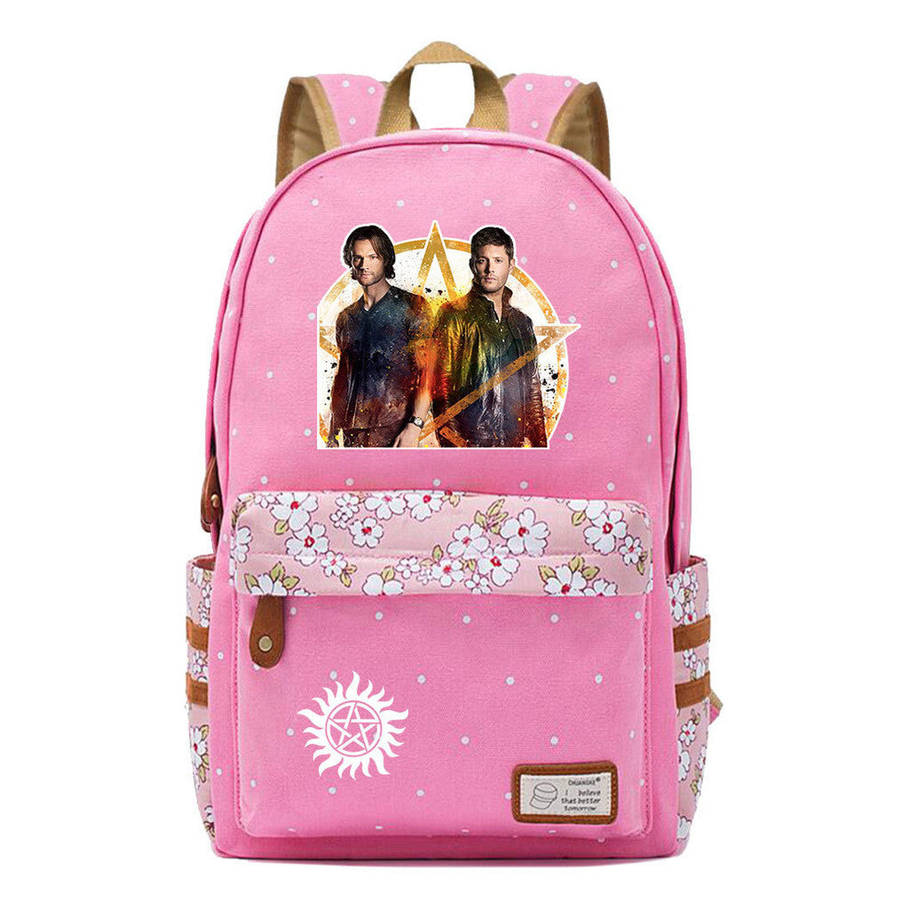 Evil Power Printed Student School Bag Fashion Casual Backpack