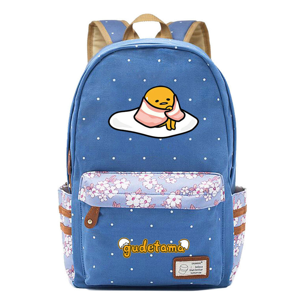 Cartoon Day Marvel Egg Yolk Student School Bag Leisure Backpack