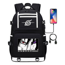 Fashionable Naruto Usb Youth Student School Bag Men's And Women's Backpack Leisure Travel Bag
