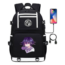 Cartoon Cartoon Printed Usb Youth Student Backpack Men's And Women's Backpack Leisure Travel Backpack