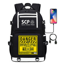 Printed Usb Youth School Bag Leisure Travel Backpack
