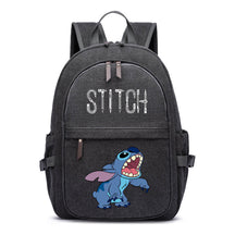 Anime Star Baby Stitch Printed Youth Student Backpack For Men And Women With Casual Woven Straps Backpack