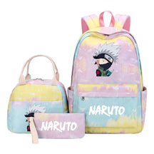 Naruto Girls School Bag Lunch Bag Three Piece Set Backpack Set
