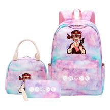 Teenage Student Girl Backpack Lunch Bag Three Piece Set Backpack