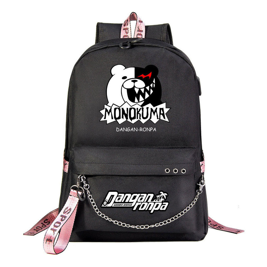 Usb Youth Student Backpack For Men And Women's Leisure Travel Backpack