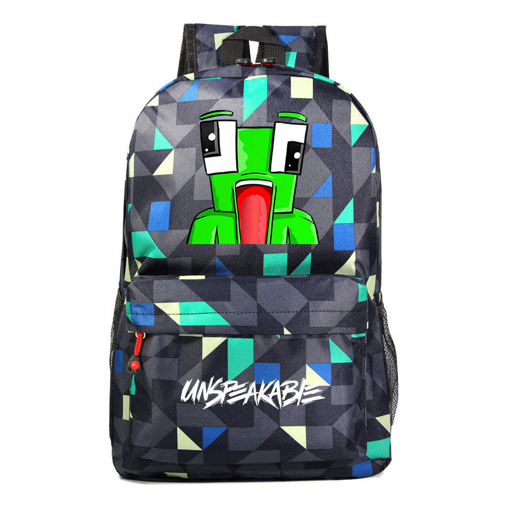 Starry Sky Youth Student Backpack For Men And Women's Leisure Travel Backpack