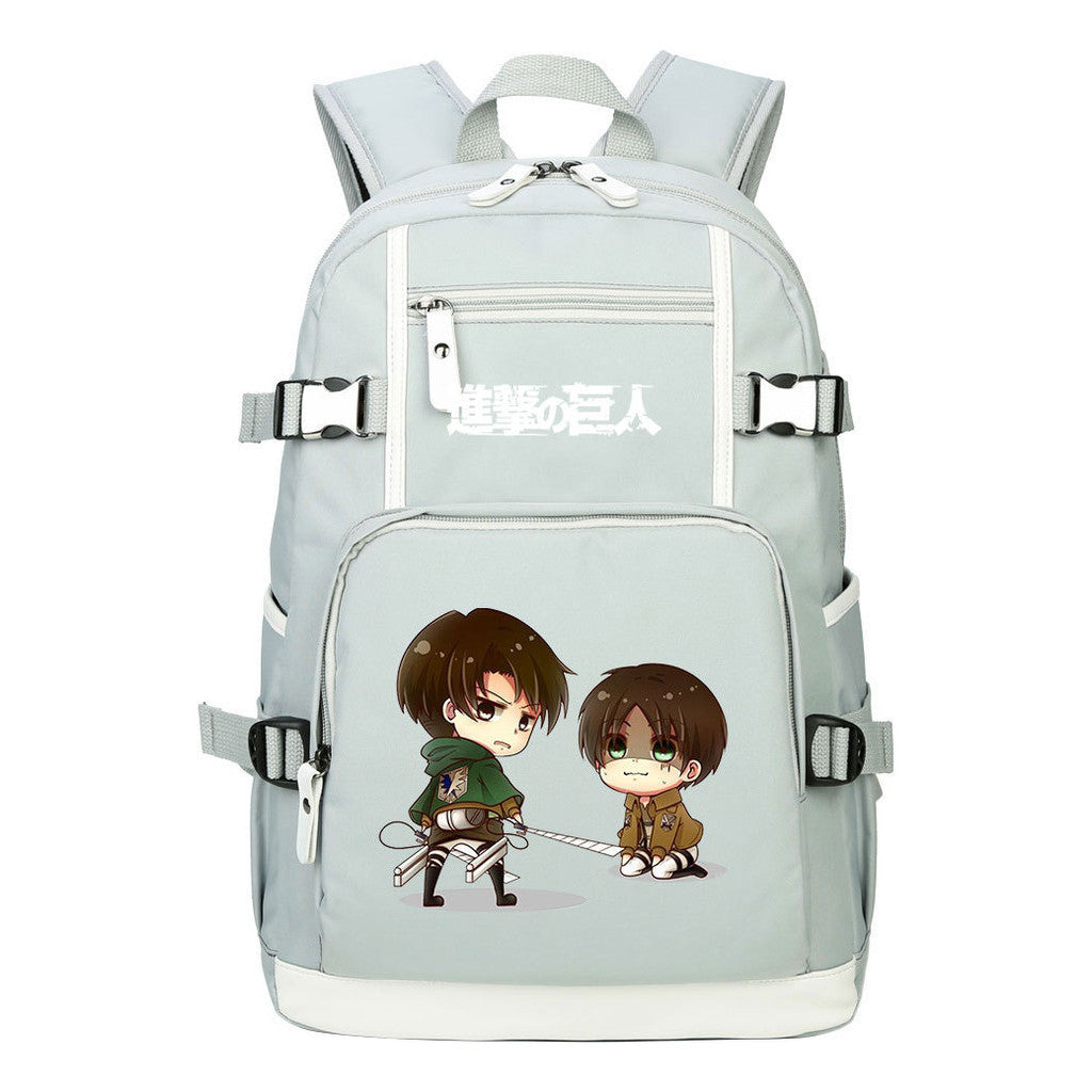 Giant Soldier Captain Alan Of Anime Attack Student Backpacks, Men's And Women's Backpacks, Leisure Travel Backpacks, Backpacks