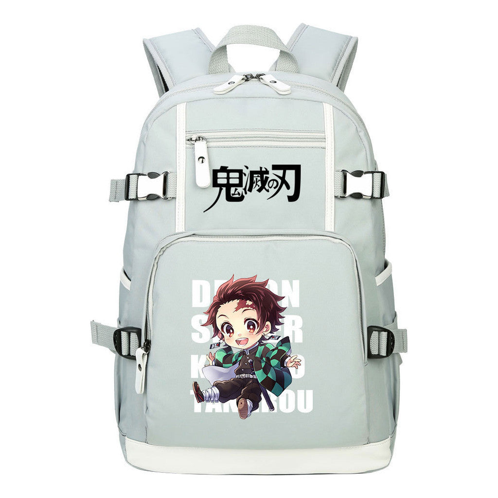 Anime Youth Student School Bag Men's And Women's Backpack Leisure Travel Backpack