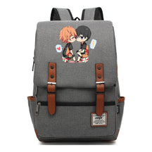Volleyball Youth Printed Student School Bag Casual Belt Buckle Classic Backpack