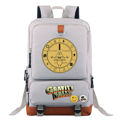 Strange Town Youth Student School Bag Large Capacity Travel Bag Men's And Women's Backpack