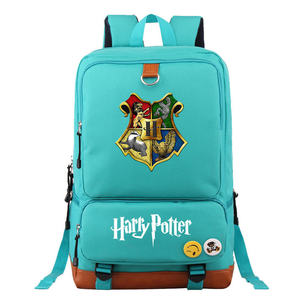 School Of Witchcraft And Wizardry Youth Student School Bag Large Capacity Travel Bag Men's And Women's Backpack