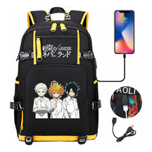 Promised Dream Island Usb Large Capacity Student Backpack Leisure Travel Backpack