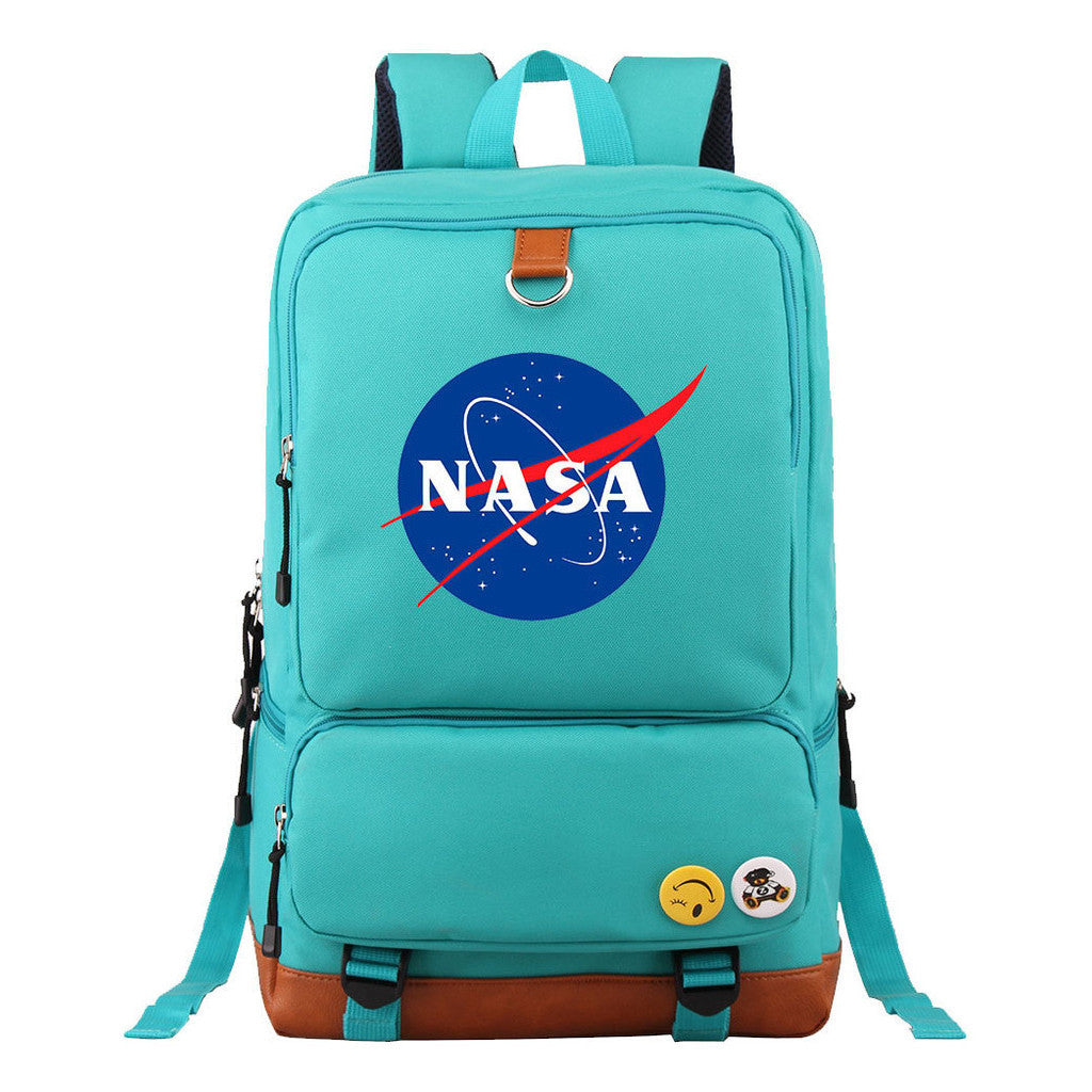 Nasa Fashion Printed Youth Student School Bag Large Capacity Travel Bag Men's And Women's Backpack