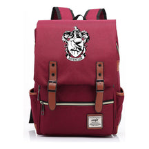 School Of Witchcraft And Wizardry Printed Youth School Bag Casual Belt Buckle Classic Backpack 38*27*12.5cm