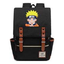 Naruto Printed Teenage Student Backpack For Men And Women, Casual Belt Buckle, Classic Backpack 38*27*12.5cm