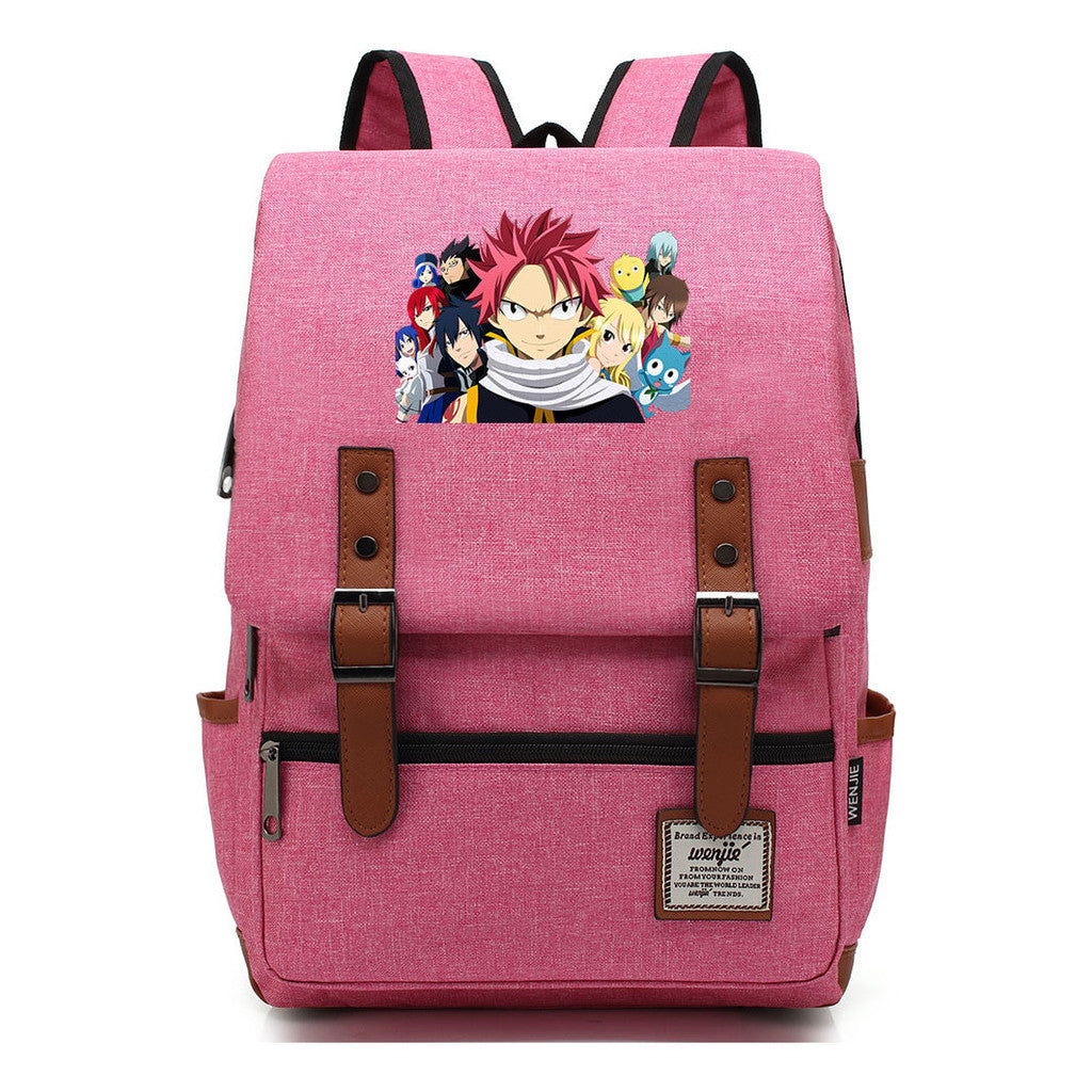 Printed Schoolbags For Men And Women Leisure Belt Buckle Classic Backpack