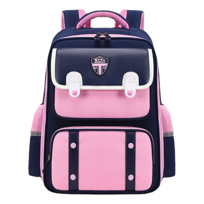 Student Backpack Spine Protection And Load Reduction, With Durable Capacity For Children