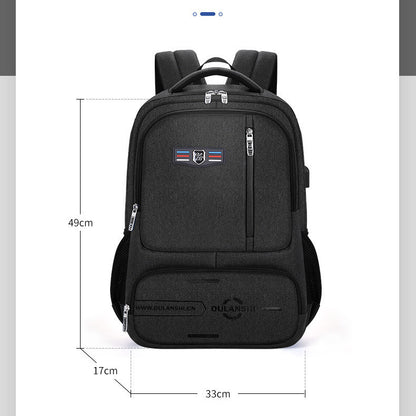 Business And Office Usb Interface Backpack With Multiple Specifications And Large Capacity Spine Protection Backpack