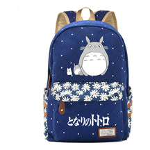 Printed Youth Student School Bag Fragmented Flower Leisure Backpack