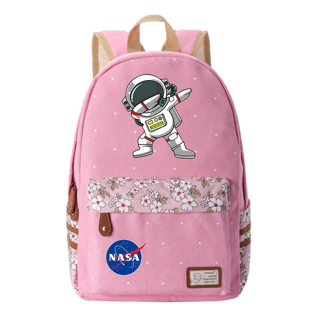 Fashionable Printed Student Backpack From Nasa, Casual Backpack
