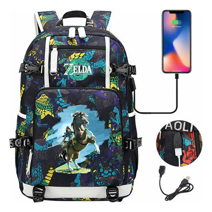 Printed Teenage Student Backpack For Men And Women's Travel Backpacks
