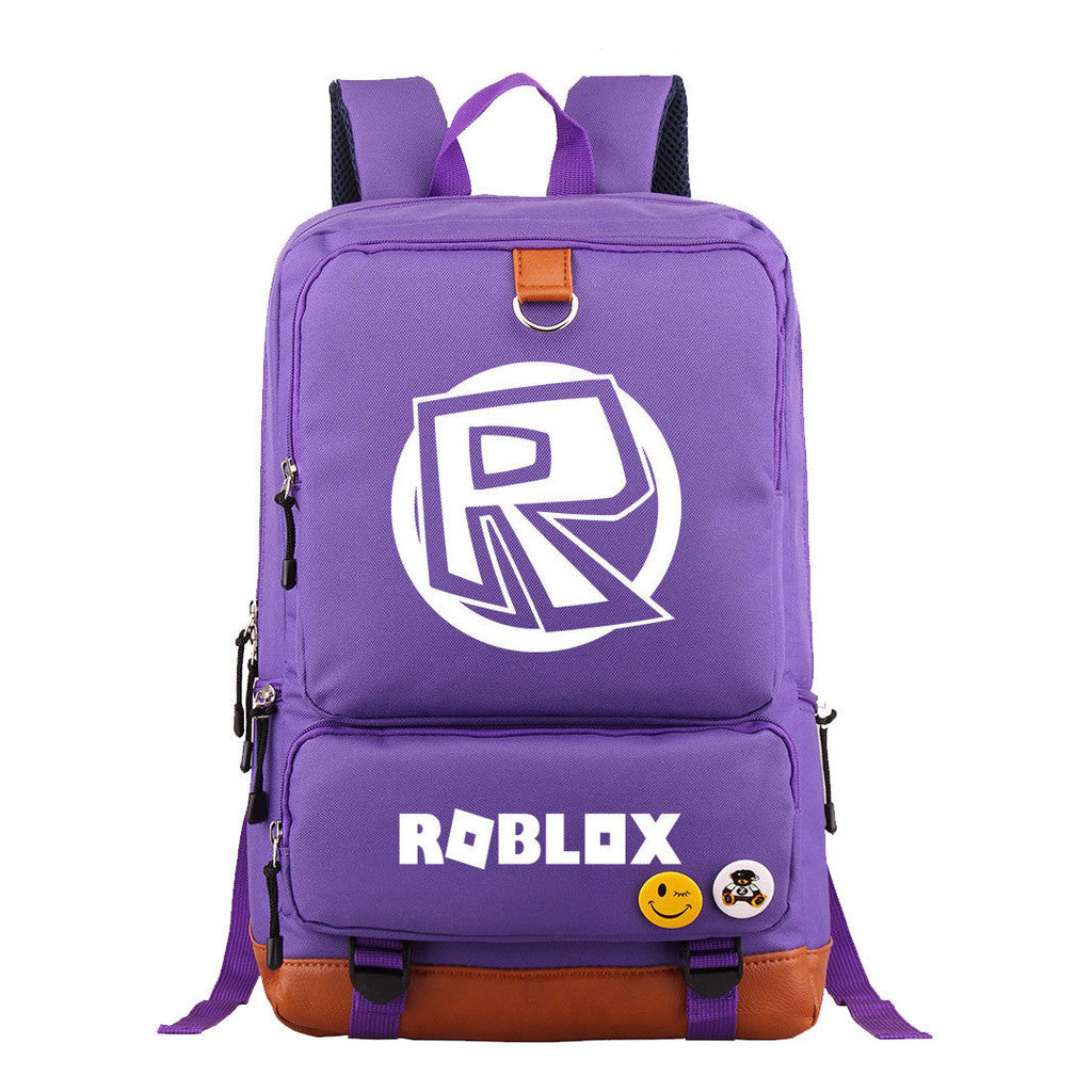 Game Roblox Printed Teenage Student Backpack, Travel Bag, Men's And Women's Backpack