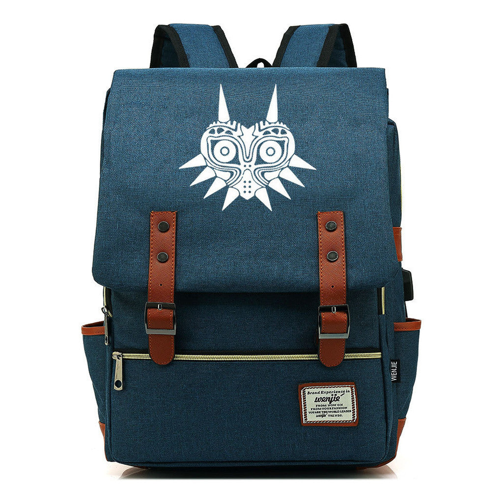 Game The Tear Seal Of The Kingdom Of Zelda Student Backpack Usb Men's And Women's Leisure Backpack