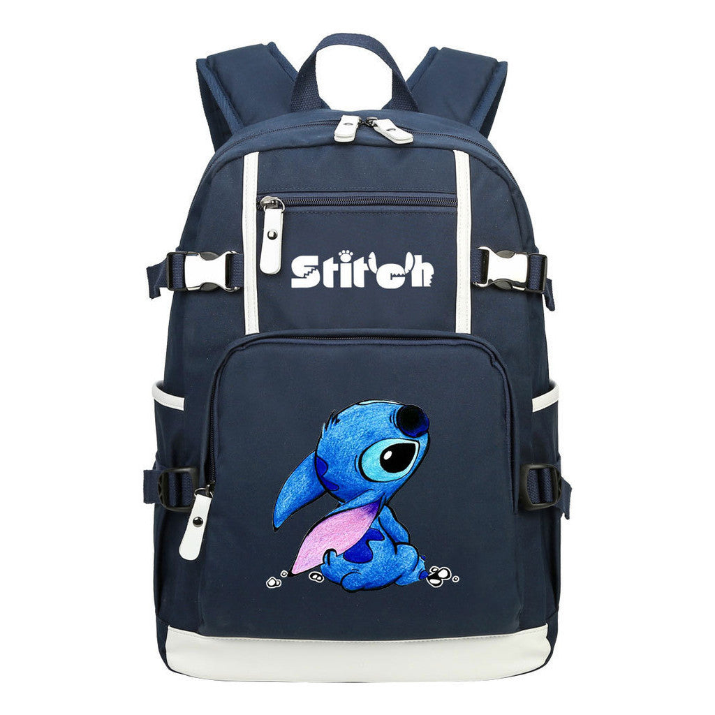Printed Teenage Student Backpack, Leisure Travel Backpack