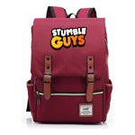 Printed Teenage Student Backpack With Casual Belt Buckle Backpack