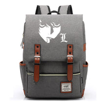 Manga Death Note Youth Student School Bag Men's And Women's Leisure Belt Buckle Backpack