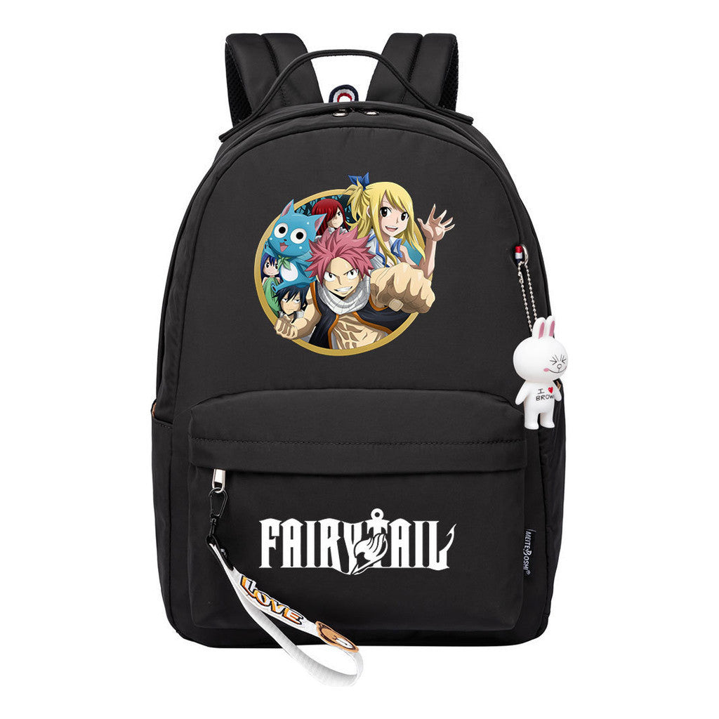 Printed Teenage Student Backpack, Casual Bag, Girl Backpack