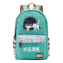 Cartoon Spell Battle Youth Girls Student School Bag Men's And Women's Leisure Canvas Backpack