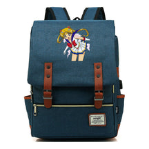 Anime Beauty Girl Warrior Youth Student School Bag Usb Men's And Women's Leisure Backpack