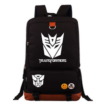 Cartoon Anime Transformation Mecha Student Backpack, Men's And Women's Backpack, Travel Bag