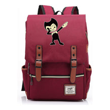 Printed Teenage Student Backpack For Men And Women With Casual Belt Buckle Classic Backpack