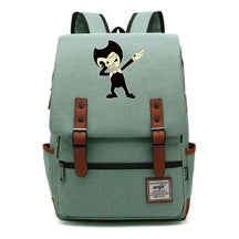 Printed Teenage Student Backpack For Men And Women With Casual Belt Buckle Classic Backpack