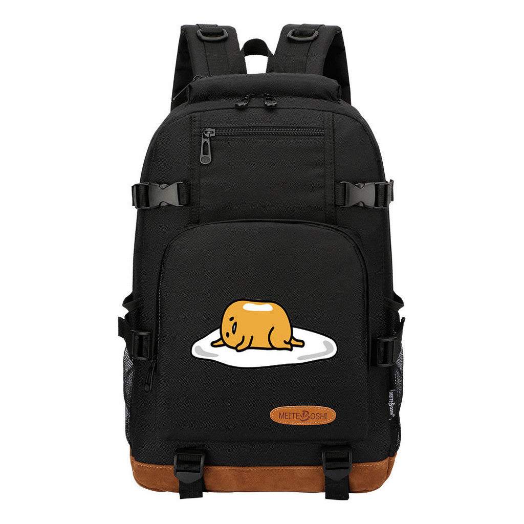 Lazy Teenage Student Backpack, Boys And Girls Backpack