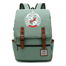 Printed Teenage Student Backpack For Men And Women With Casual Belt Buckle Classic Backpack